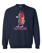 "Cleveland Dollar Dog/Baseball Design" on Navy