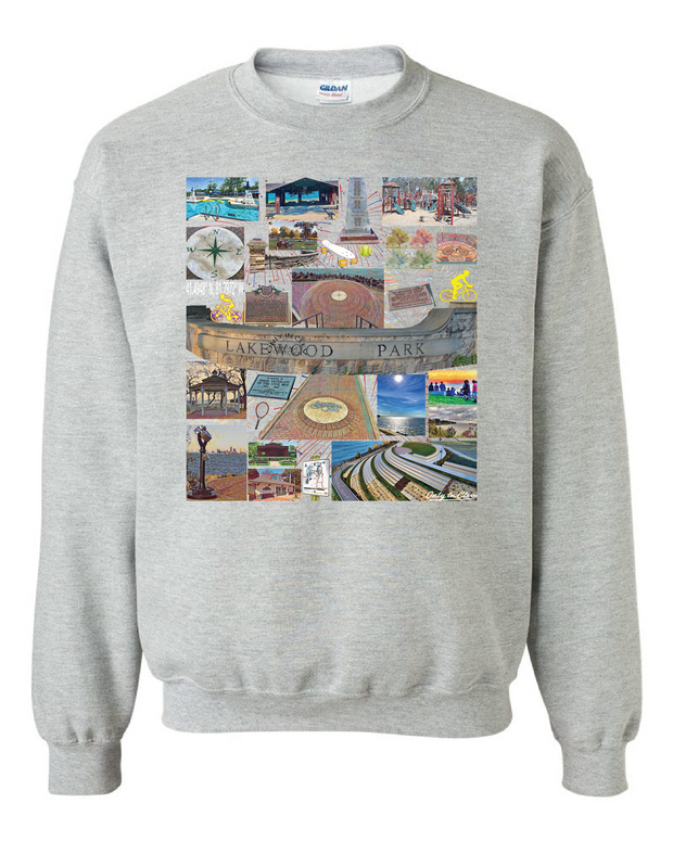 "Lakewood Park" Design on Gray