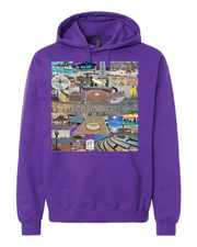 "Lakewood Park" Design on Purple