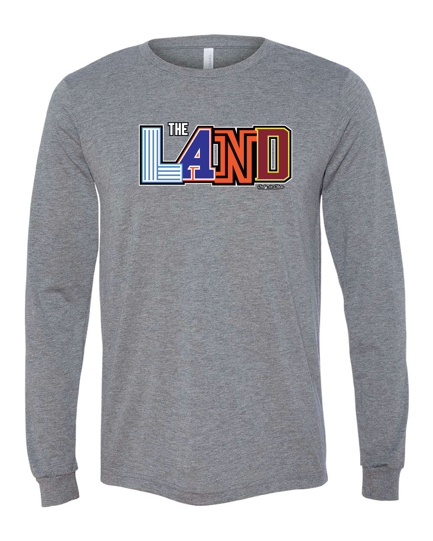 "Colors of the Land" Design on Gray - Only in Clev 