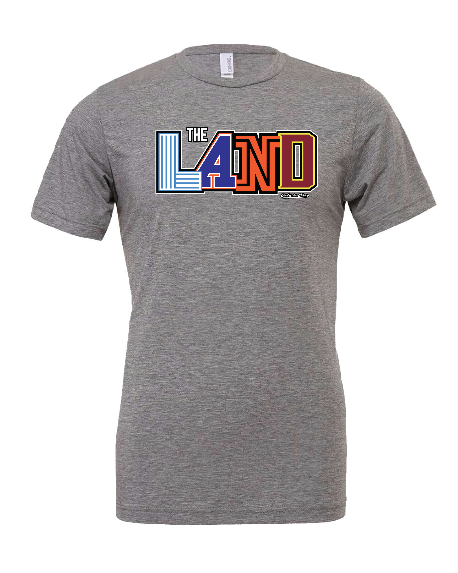 "Colors of the Land" Design on Gray - Only in Clev 