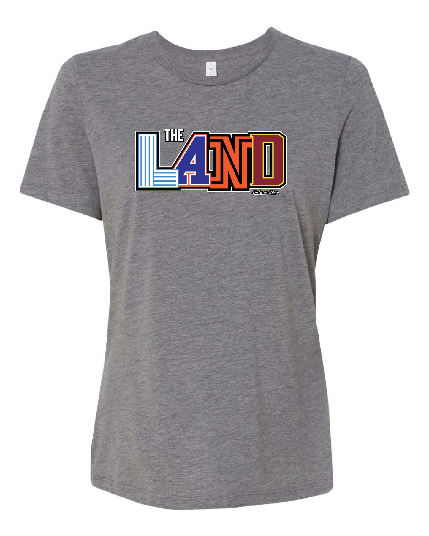 "Colors of the Land" Design on Gray - Only in Clev 