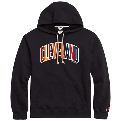 Embroidered "Cleveland Colors " on Black Hoodie