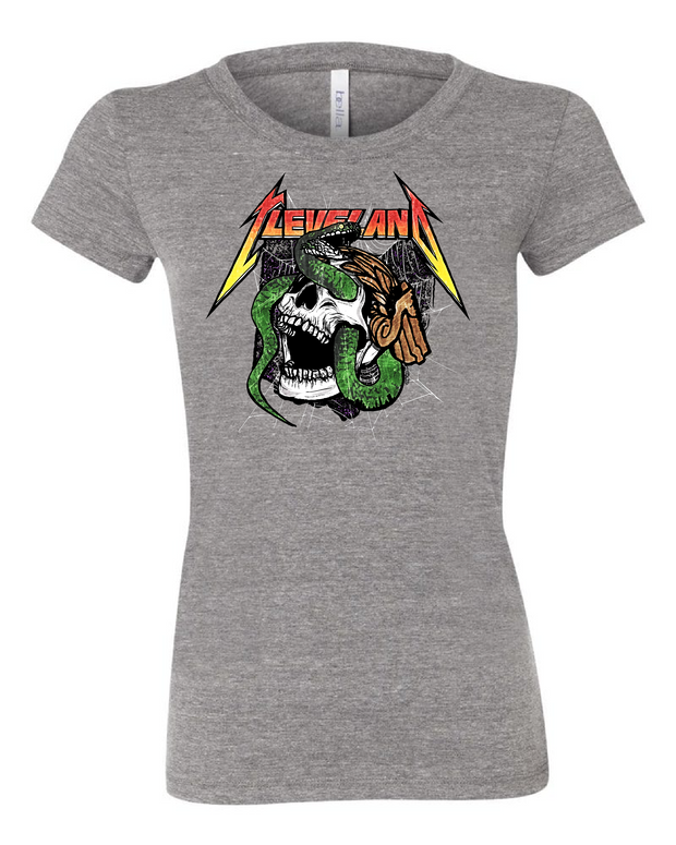 "Cleveland Snake Design" on Gray