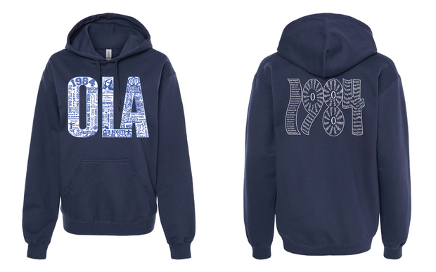 OLA "Class of 84" Reunion Shirts on Navy