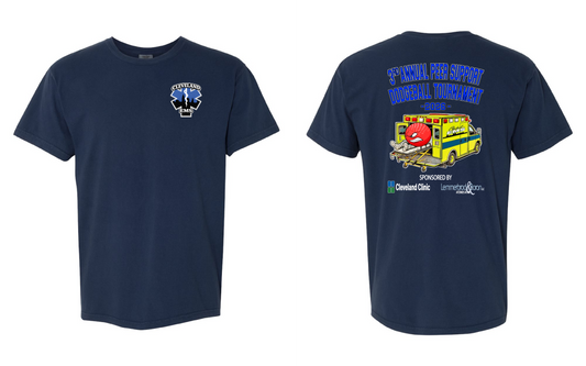 "Cleveland EMS 3rd Annual Peer Support Dodgeball Tournament" on Navy Only in Clev