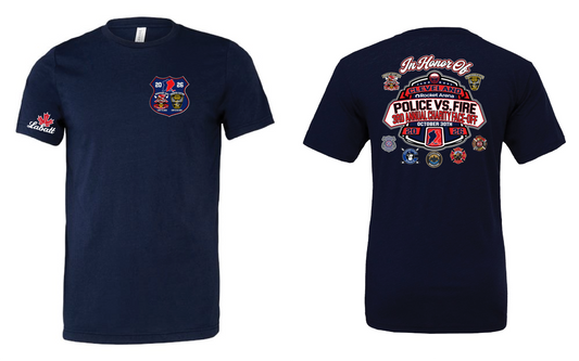 "Cleveland Police - Fire Hockey Shirts" 2026 on Navy Only in Clev