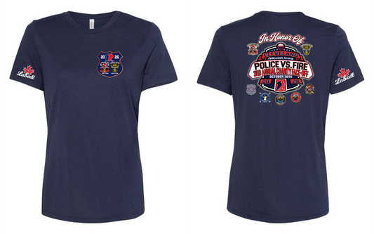 "Cleveland Police - Fire Hockey Shirts" 2026 on Navy Only in Clev