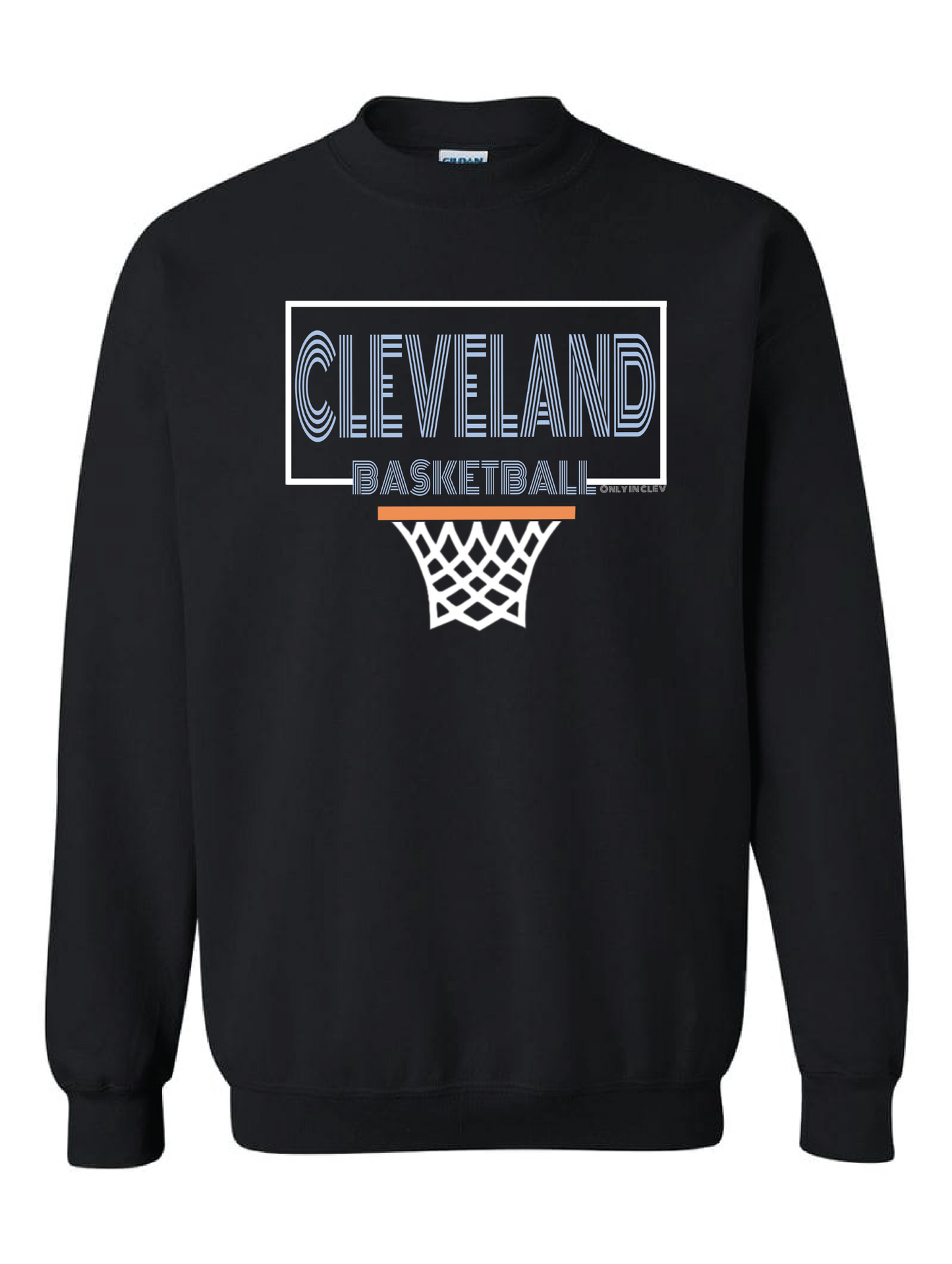 "Cleveland Net " Design on Black - Only in Clev 