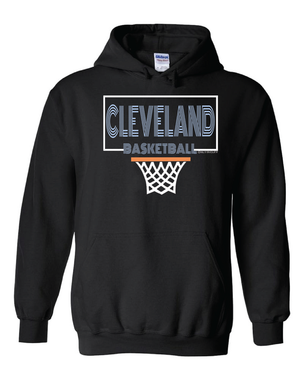 "Cleveland Net " Design on Black