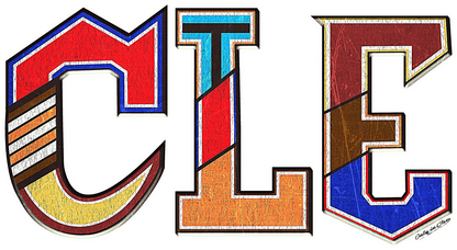 CLE All Sports Typography T-Shirt Only in Clev