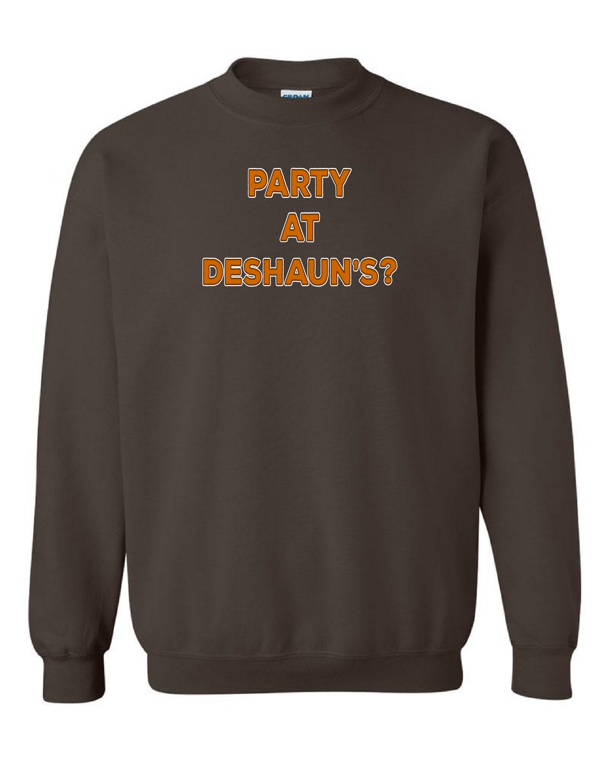 Party at Deshaun's Cleveland Football Shirts & Sweatshirts – Brown Only in Clev