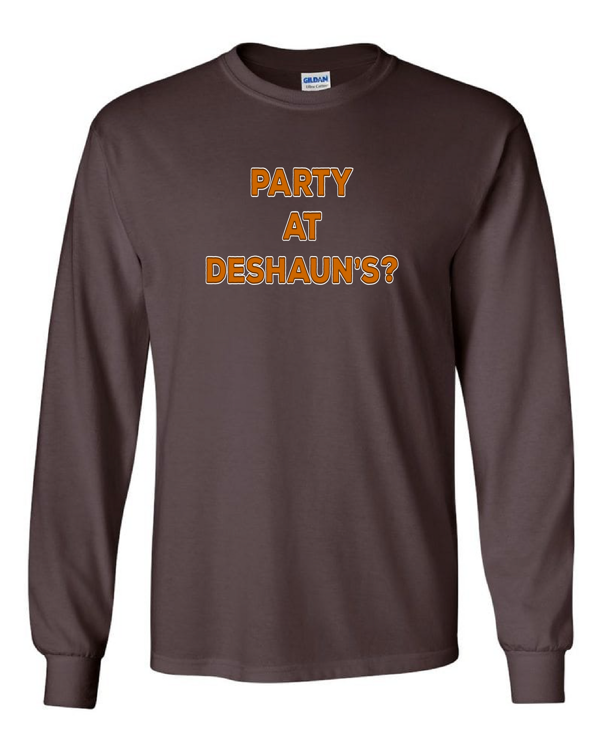 Party at Deshaun's Cleveland Football Shirts & Sweatshirts – Brown Only in Clev