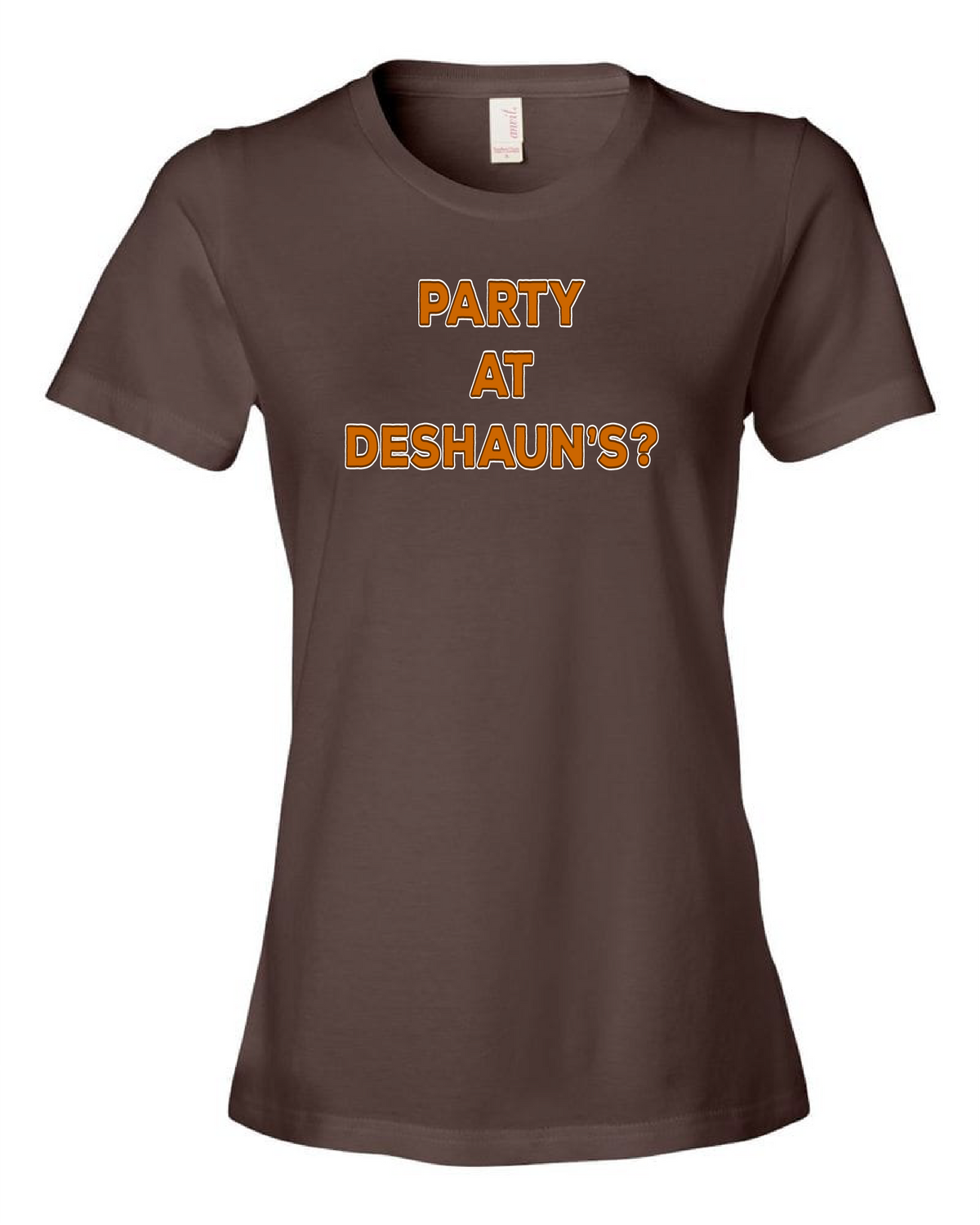 Party at Deshaun's Cleveland Football Shirts & Sweatshirts – Brown Only in Clev