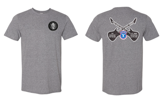 "RockStar Battalion" RockStar Guitar Design on Gray - Only in Clev 