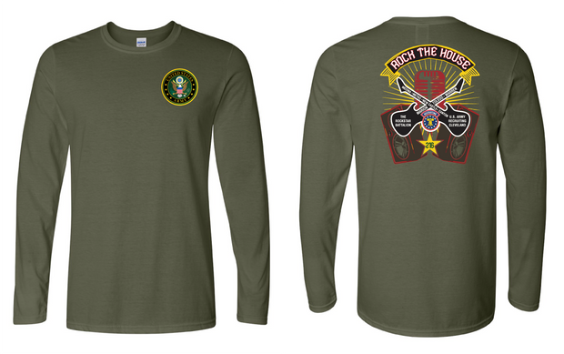 "RockStar Battalion" Rock the House Design on Military Green