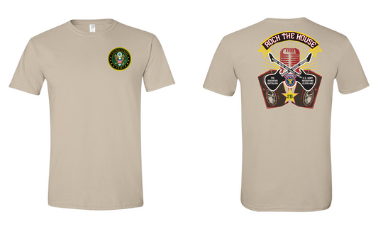 "RockStar Battalion" Rock the House Design on Tan - Only in Clev 