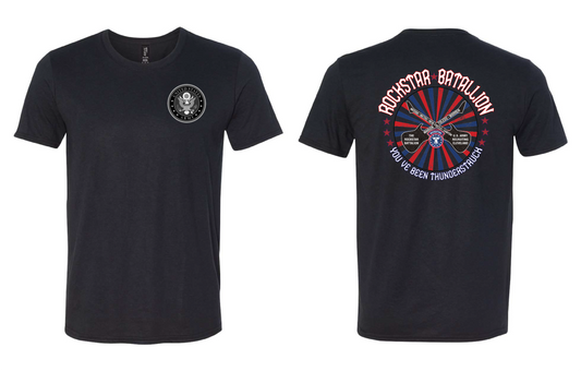 "RockStar Battalion" Rockstar Twirl Design on Black - Only in Clev 