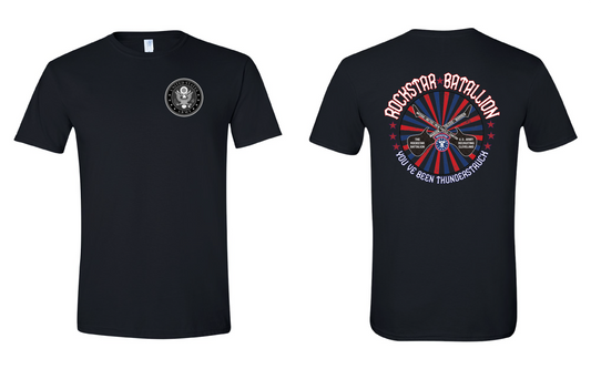 "RockStar Battalion" Rockstar Twirl Design on Black - Only in Clev 