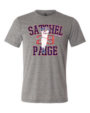 "Satchel Paige" Design on Gray