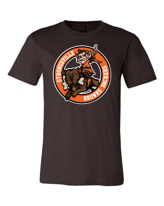 Strongsville Browns Backers Design on Brown - Only in Clev 