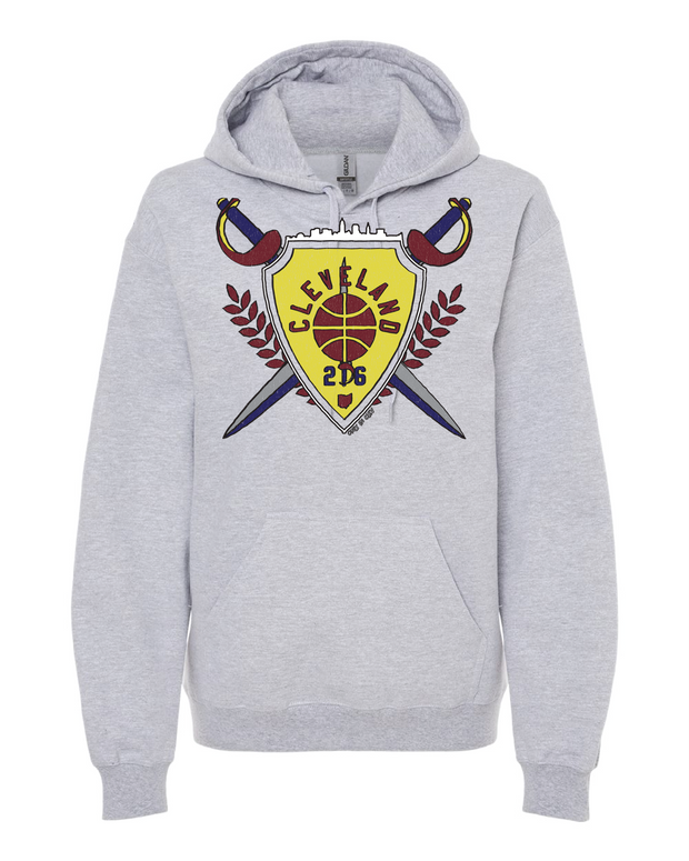 "Cleveland Shield" Design on Gray