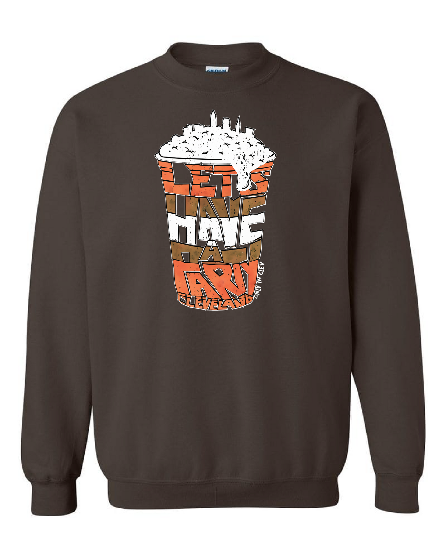 "Solo Party Cup" on Brown - Only in Clev 