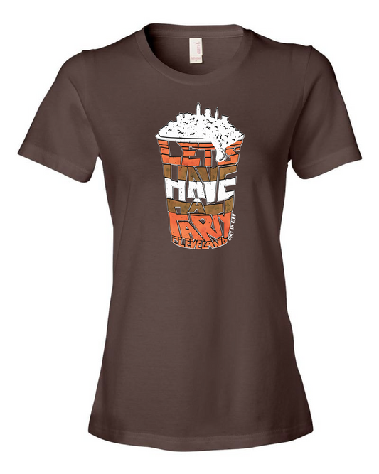 "Solo Party Cup" on Brown - Only in Clev 