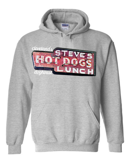 "Hot Dog Inn Cleveland" on Gray - Only in Clev 