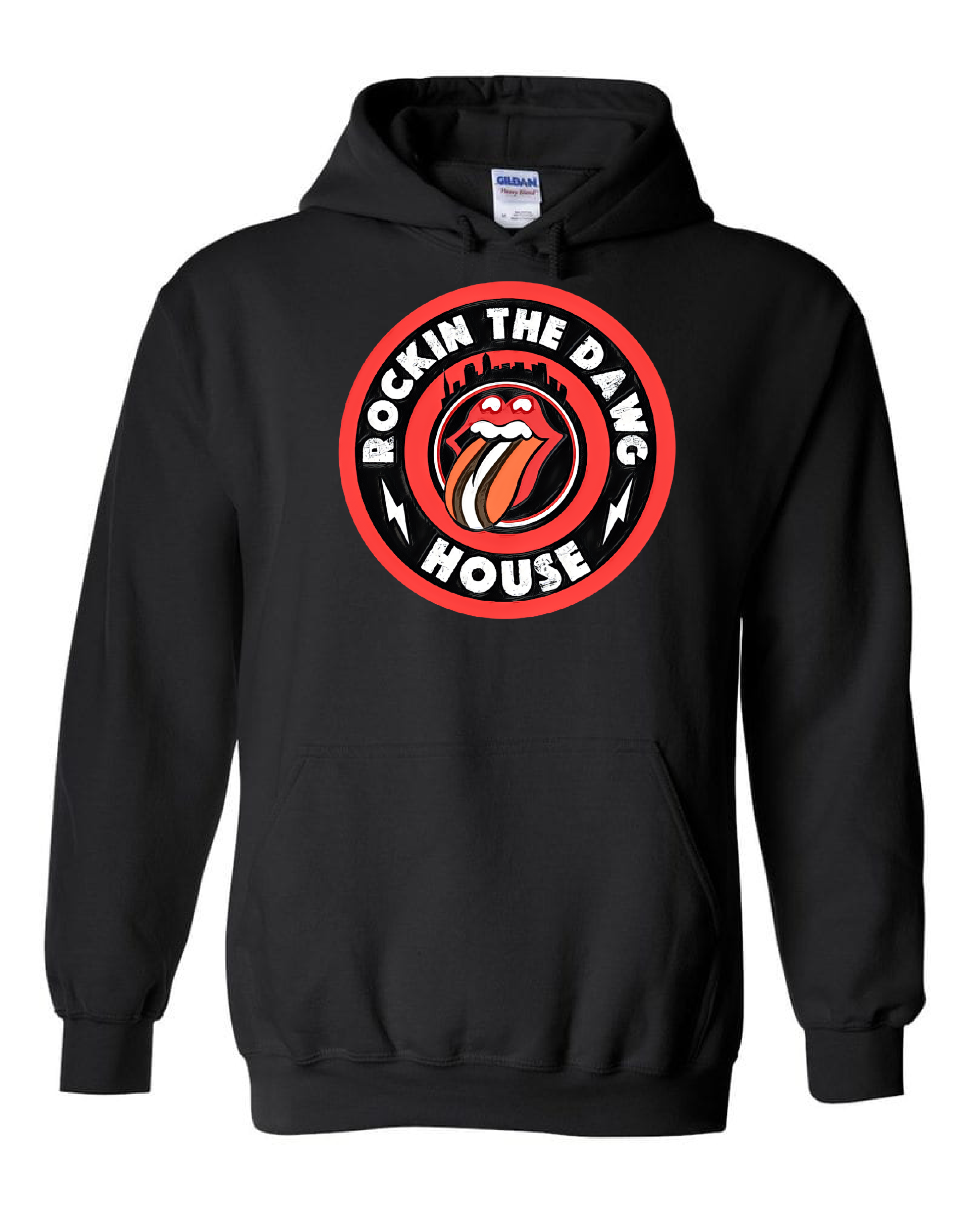 "Rockin the Dawg House" on Black - Only in Clev 