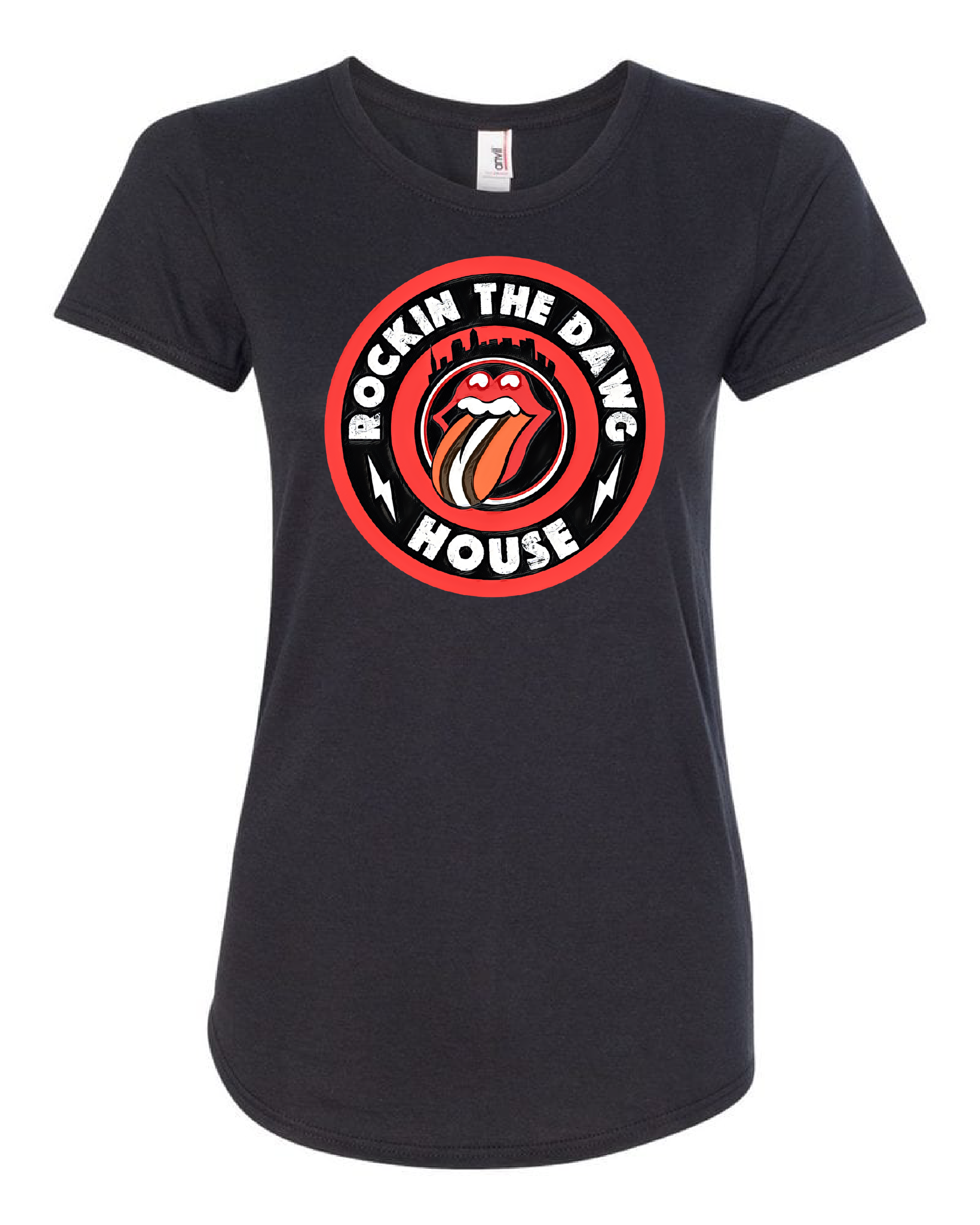 "Rockin the Dawg House" on Black - Only in Clev 