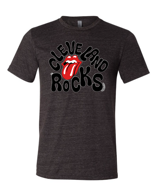 "Cleveland Rocks the Stones" on Black - Only in Clev 