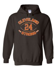 "Cleveland Strong" Design on Brown