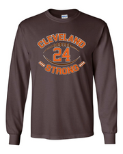 "Cleveland Strong" Design on Brown