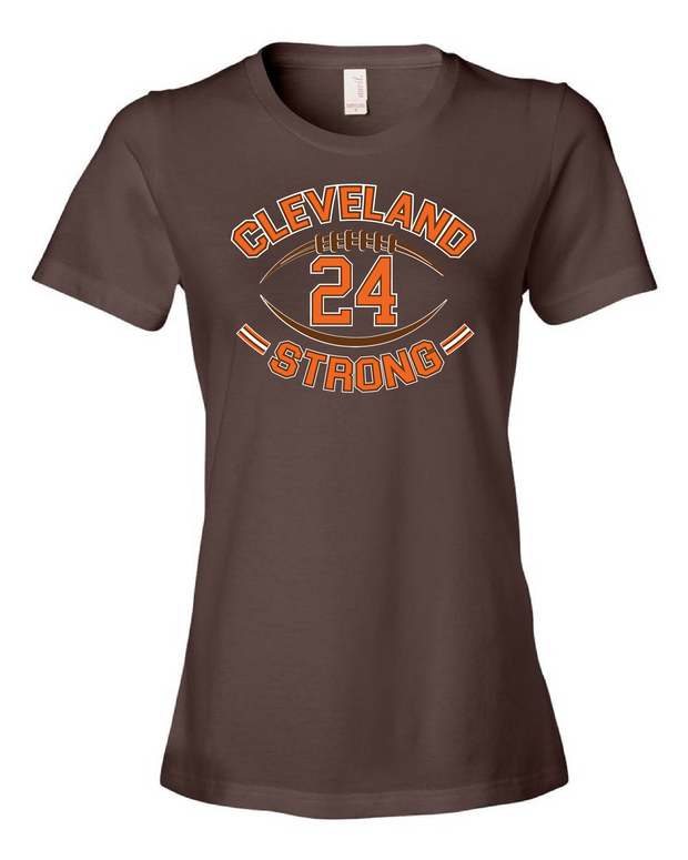 "Cleveland Strong" Design on Brown