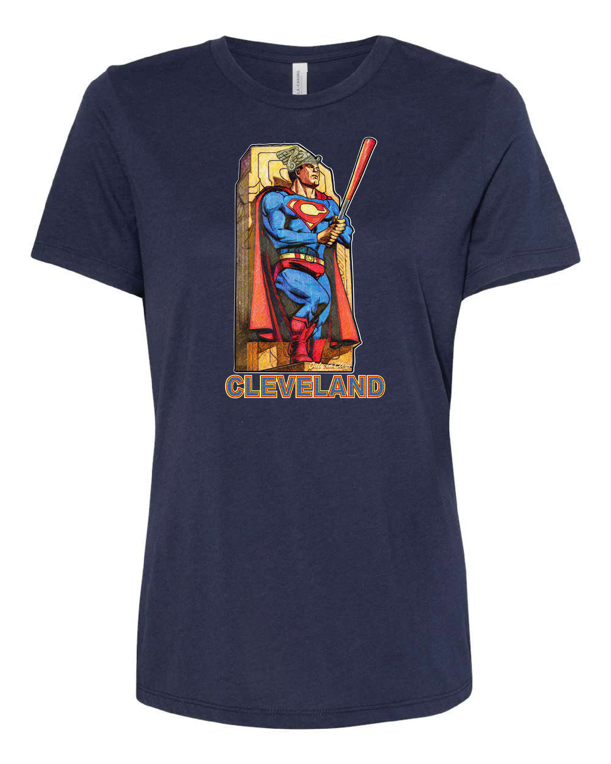 Cleveland Superguard Baseball Apparel on Navy Only in Clev