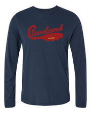 "Cleveland Swoosh 1970" Design on Navy