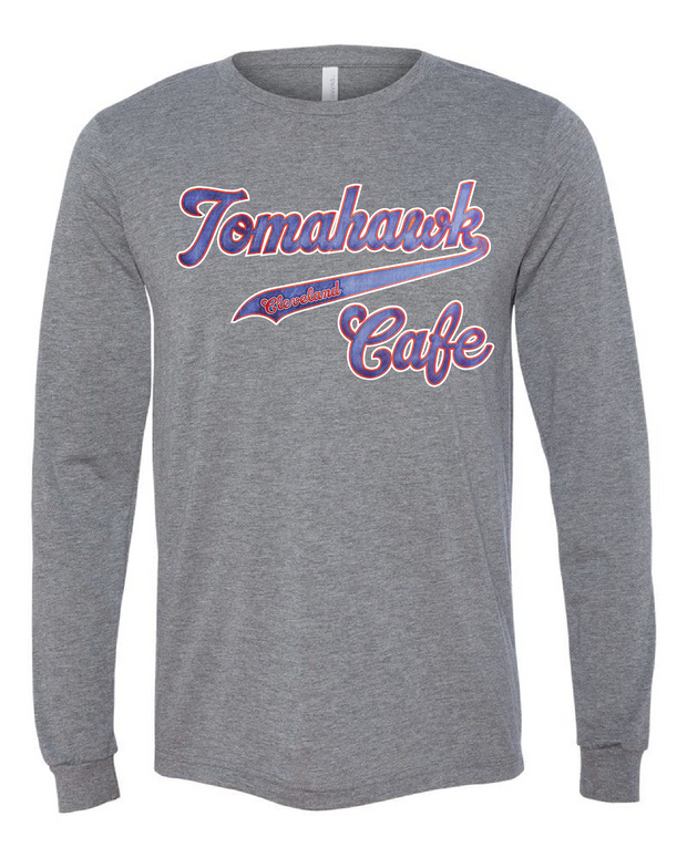 "Tomahawk Cafe" Design on gray