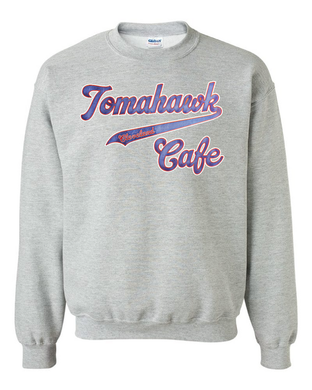 "Tomahawk Cafe" Design on gray