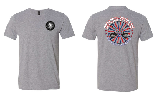 "RockStar Battalion" Twirl Rockstar Design on Gray - Only in Clev 