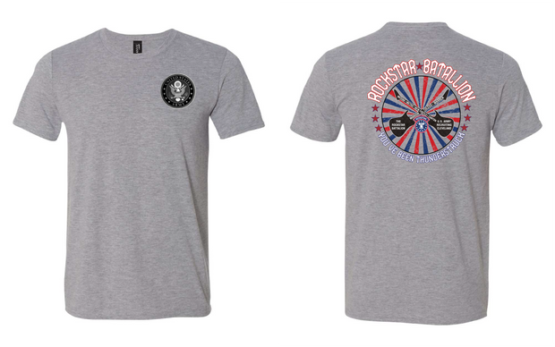 "RockStar Battalion" Twirl Rockstar Design on Gray