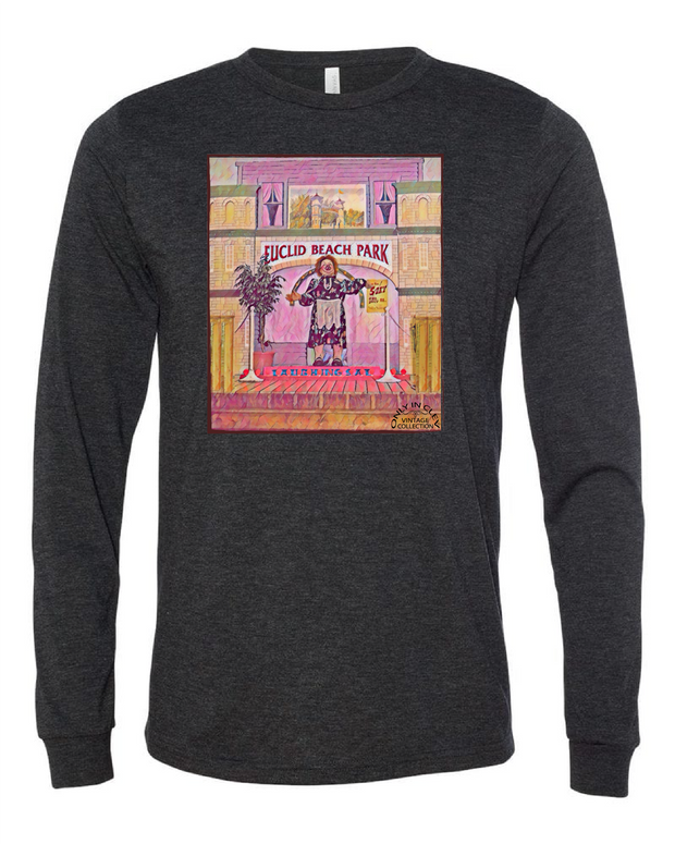 "Euclid Beach Laughing Sal" Design on Black