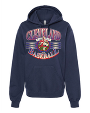"Vintage Cleveland Baseball" on Navy
