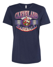 "Vintage Cleveland Baseball" on Navy