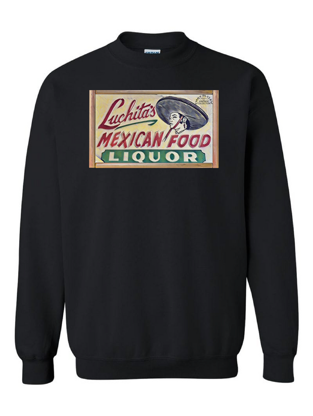 "Luchita's Mexican Restaurant" Design on Black