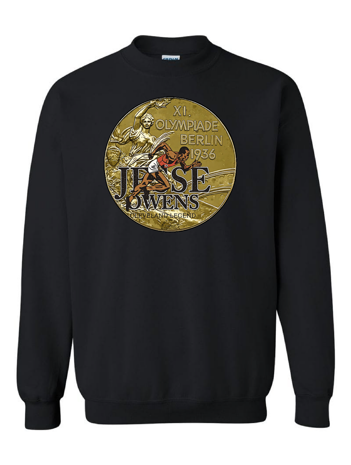 "Jesse Owens" Design on Black - Only in Clev 
