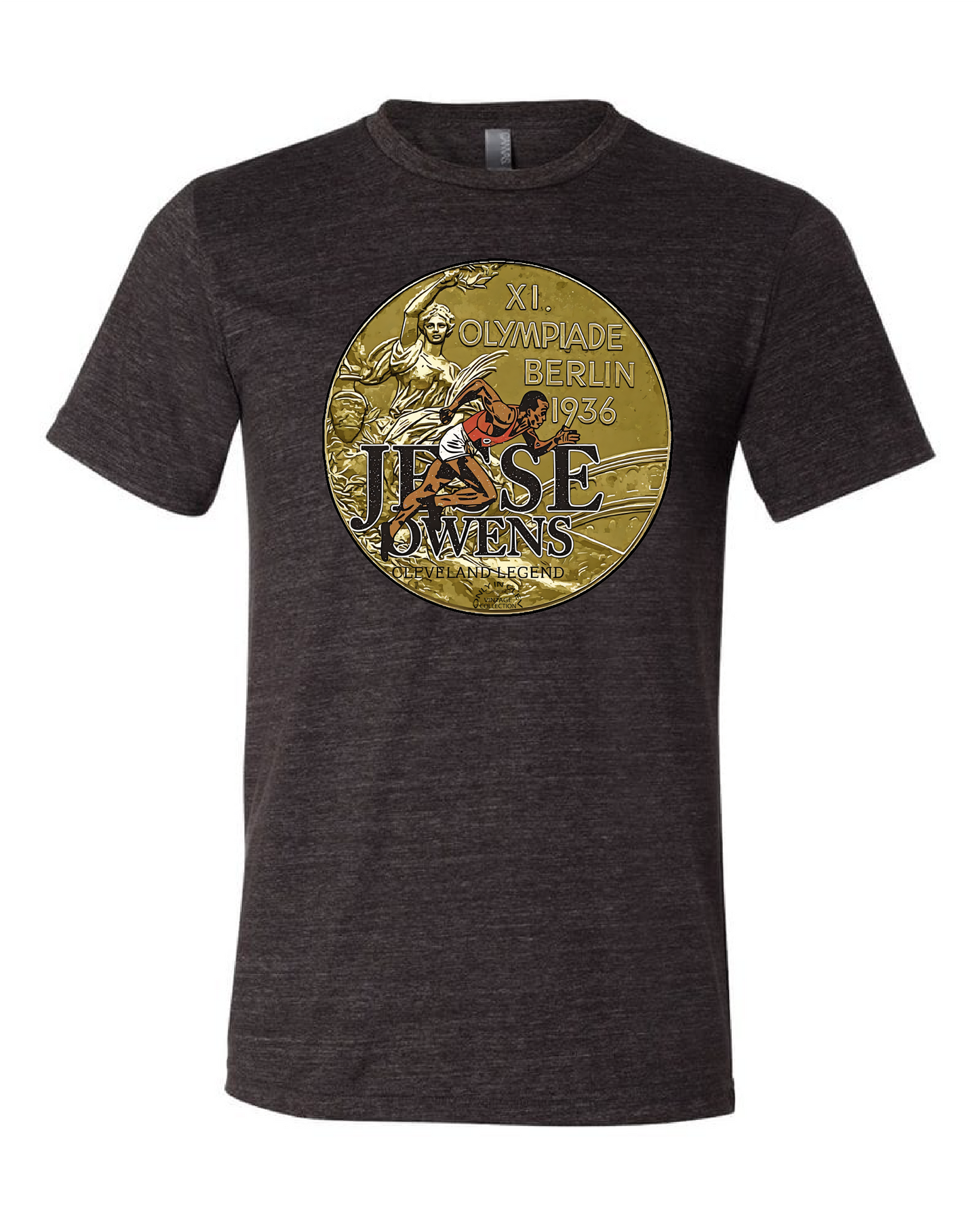 "Jesse Owens" Design on Black - Only in Clev 
