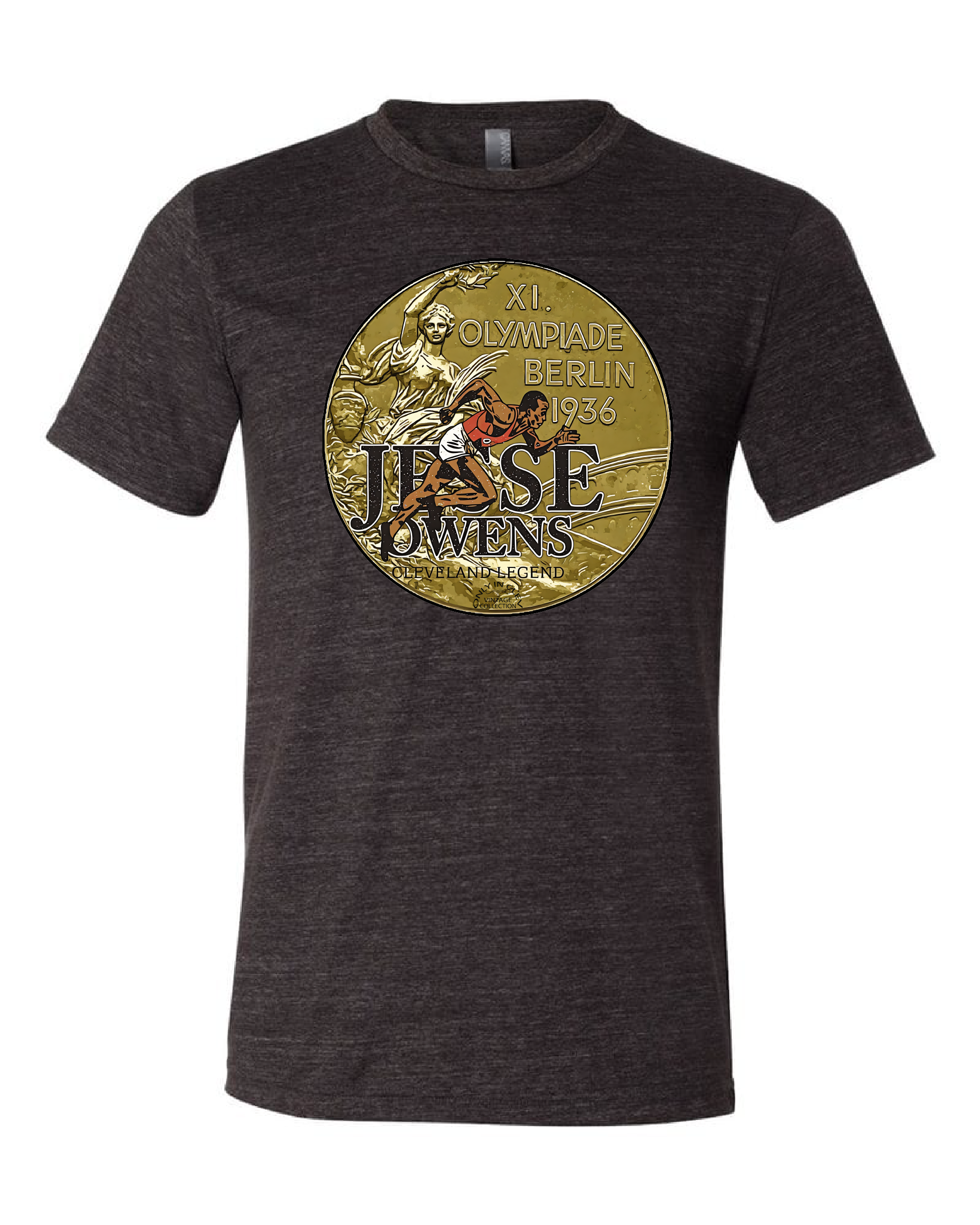 "Jesse Owens" Design on Black - Only in Clev 