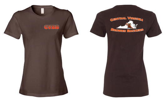"Central Virginia Browns Backers" Design on Brown - Only in Clev 
