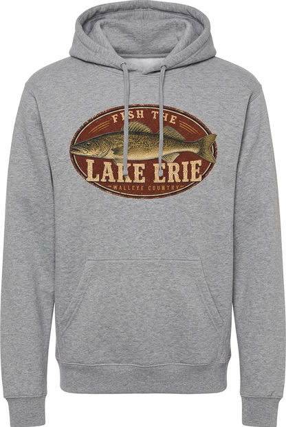 Walleye gray hoodie